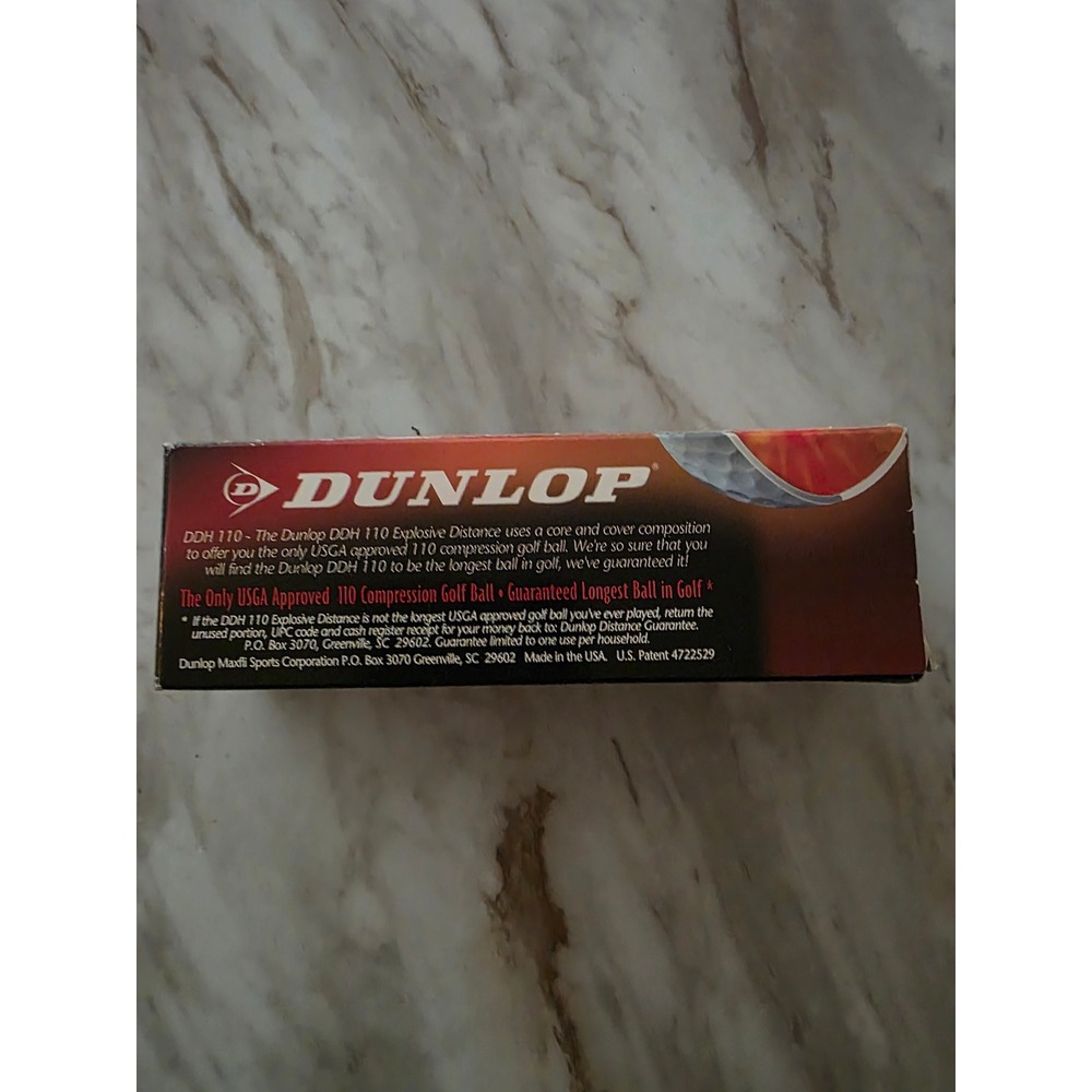 Dunlop DDH 110 Explosive Distance Golf Balls USGA Approved Guaranteed New - Picture 3 of 3